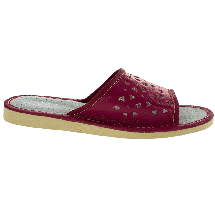 Pantofle damskie skórkowe Wygodne laczki domowe góralskie- numer 471